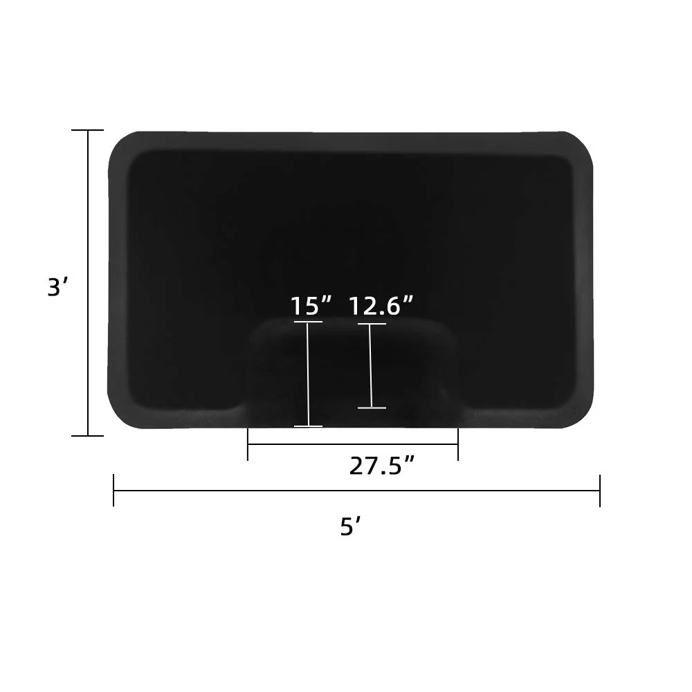 OmySalon Rectangle Anti Fatigue Mat Salon Barber Mat for Square Base Styling Chair 1/2in 3/4in Thick - Image 18