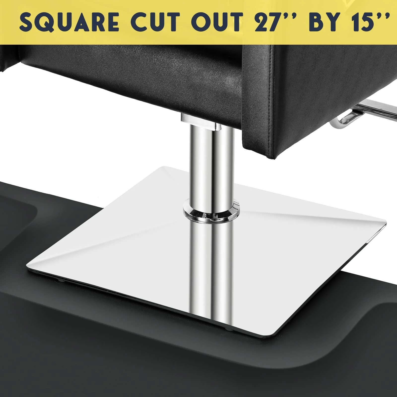 OmySalon Rectangle Anti Fatigue Mat Salon Barber Mat for Square Base Styling Chair 1/2in 3/4in Thick - Image 19