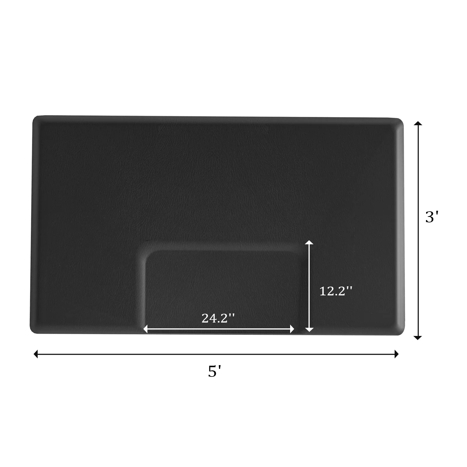 OmySalon Rectangle Anti Fatigue Mat Salon Barber Mat for Square Base Styling Chair 1/2in 3/4in Thick - Image 26
