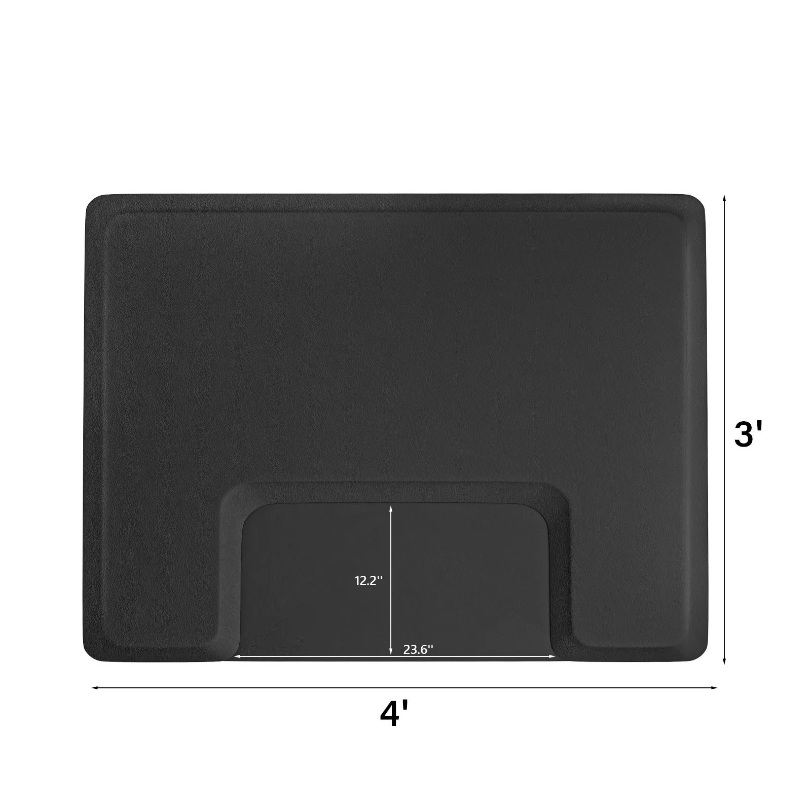 OmySalon Rectangle Anti Fatigue Mat Salon Barber Mat for Square Base Styling Chair 1/2in 3/4in Thick - Image 9