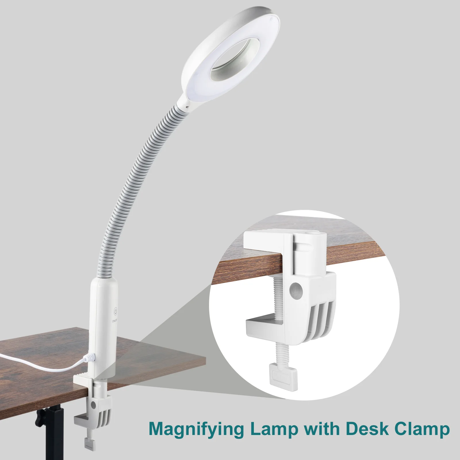 OmySalon 2 in 1 Professional Touch Screen Facial Steamer with 5X Magnifying Lamp - Image 3