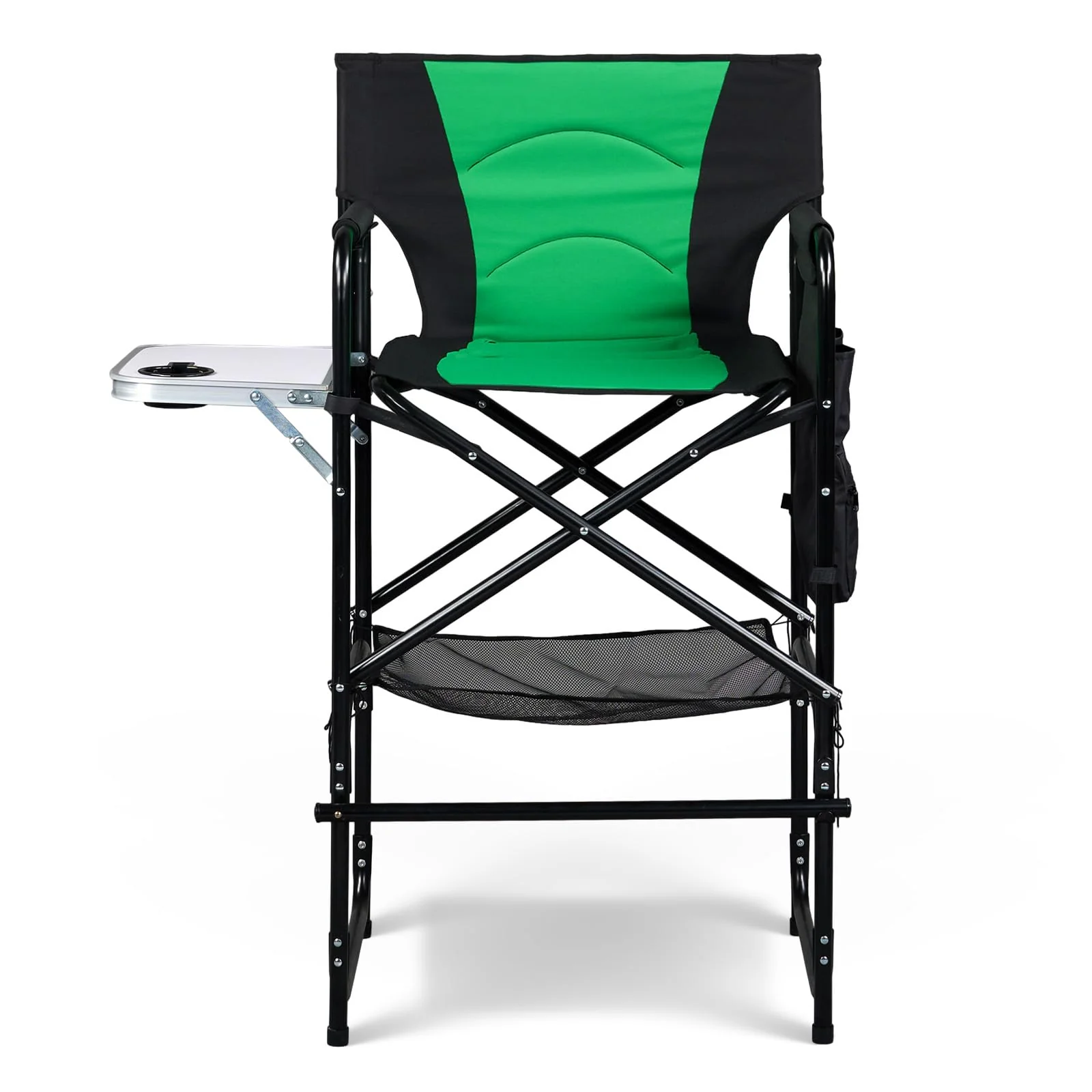 OmySalon Portable Folding Director Chair Makeup Artist Chair with Side Table 22in/26in/30in - Image 42