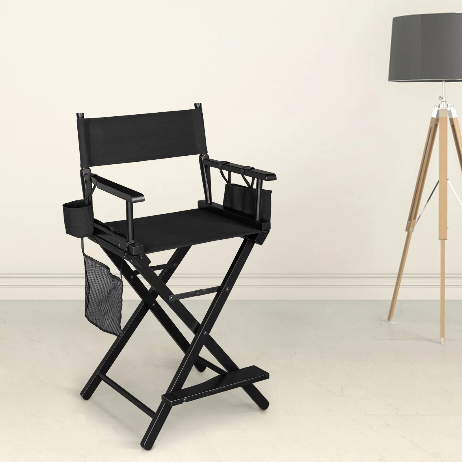 Omysalon 24in Director Chair Folding Artist Makeup Chair - Image 8