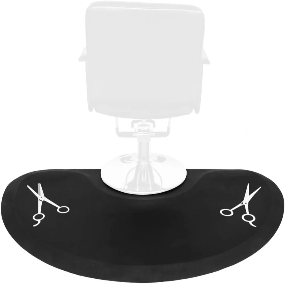 OmySalon 3' x 5' Anti Fatigue Mat Circular Salon Mat for Round Base Salon Chair 1/2'' Thick - 2 Pack - Image 9