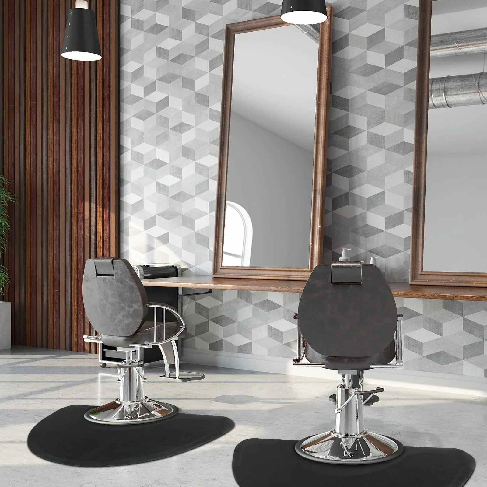 OmySalon 3ft x 4.5ft Salon Anti Fatigue Mat 1/2" Thick Rectangle/Round - Image 10