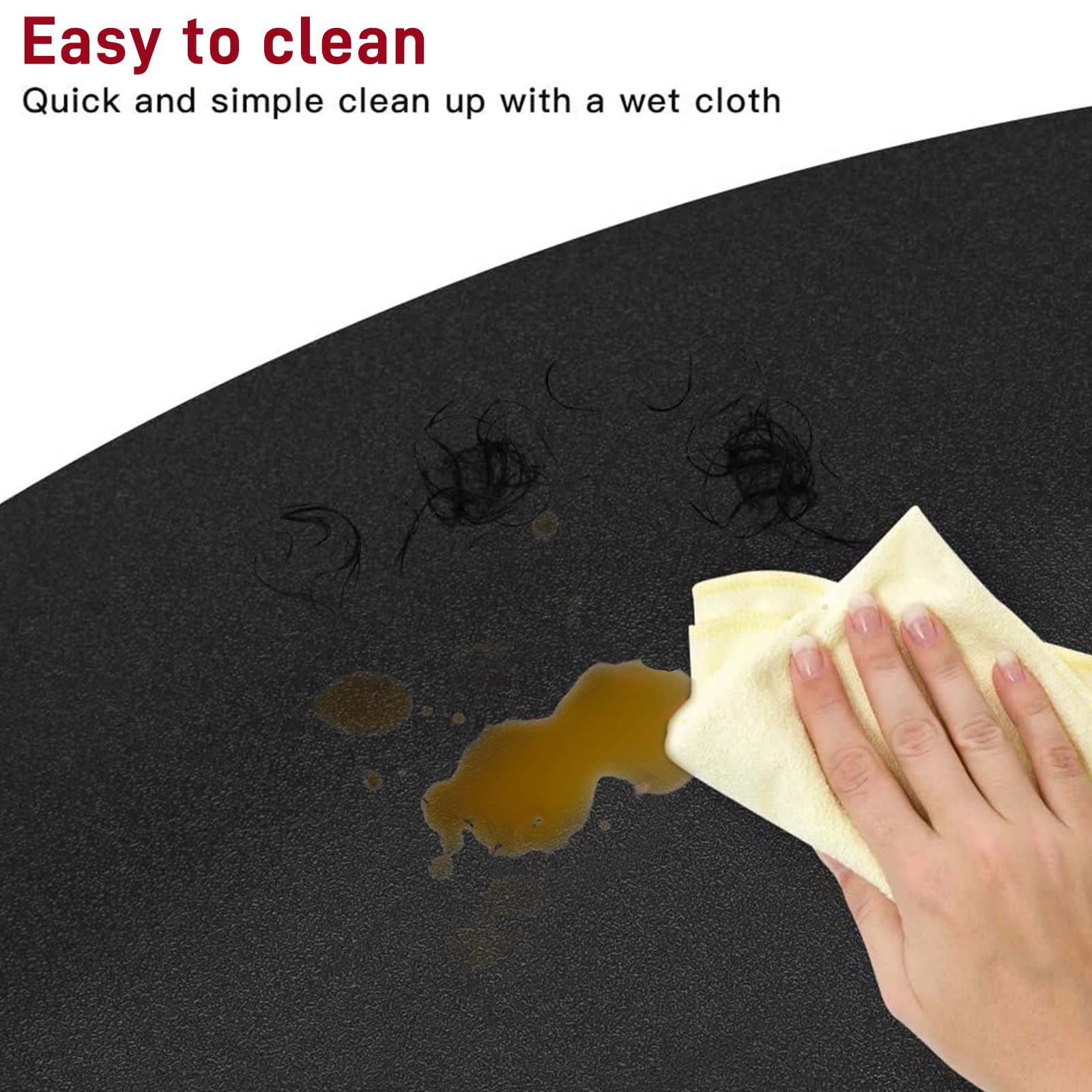 OmySalon 3ft x 4.5ft Salon Anti Fatigue Mat 1/2" Thick Rectangle/Round - Image 15
