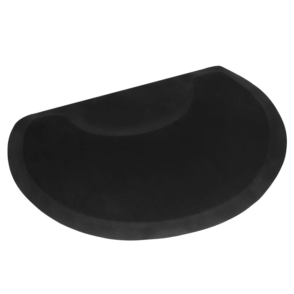 OmySalon 3' x 4' Salon Anti Fatigue Mat Circular Barber Mat for Round Base 1/2'' Thick - Image 10