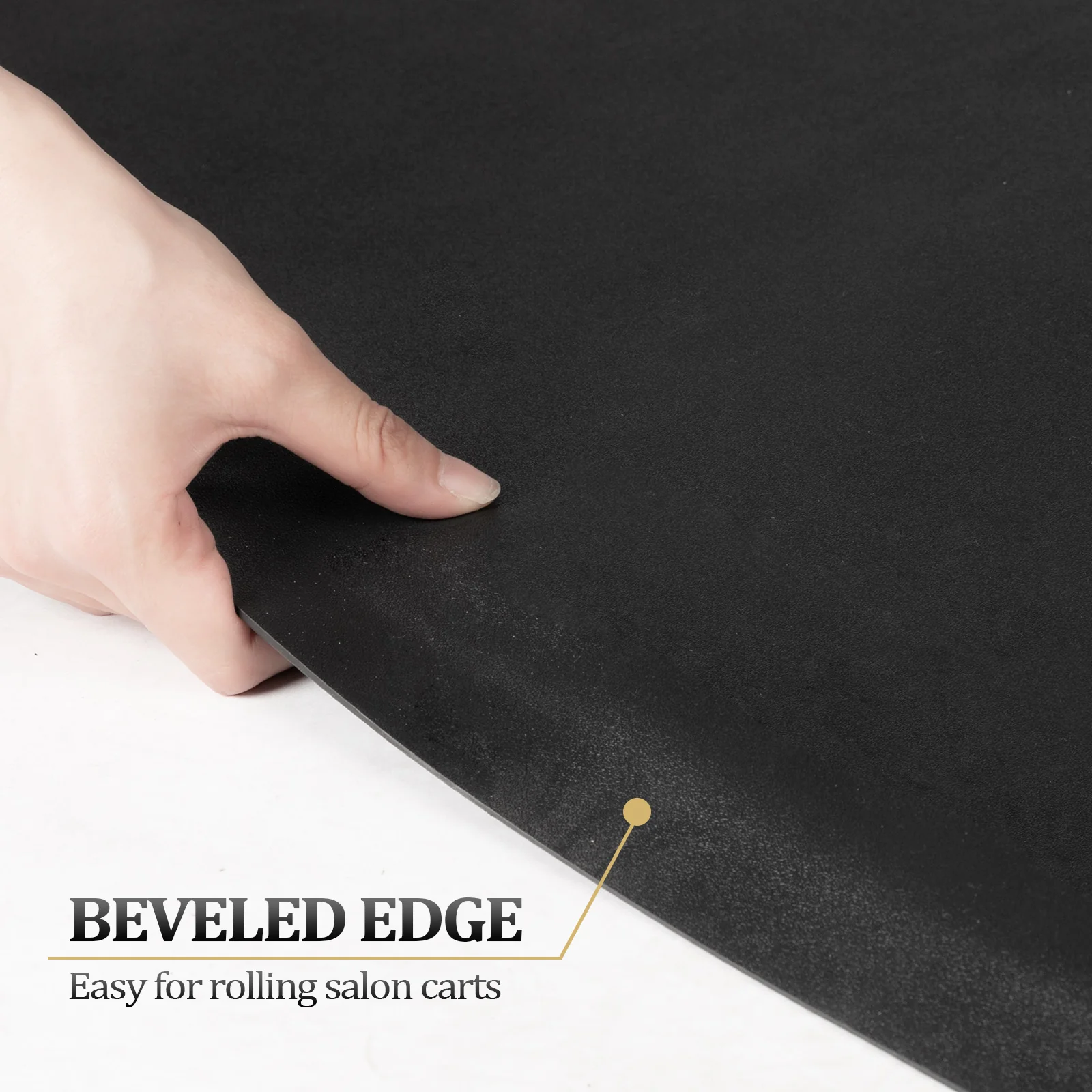 OmySalon 4’x 5’ Salon Mat Barber Floor Mat for Round Base 1/2in 5/8in Thick - Image 6