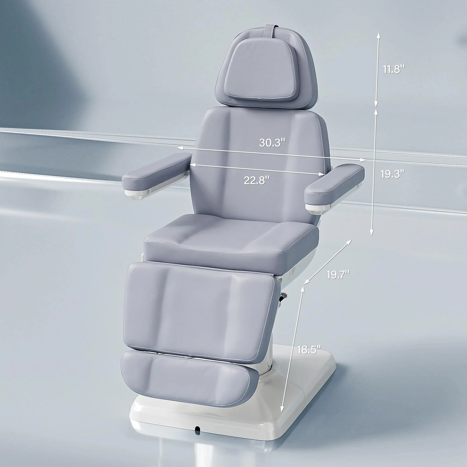 OmySalon LBT3 73in Multi-function 120° Rotation Electric Remote One-touch Operate 3 Motors Facial Massage Bed - Image 19