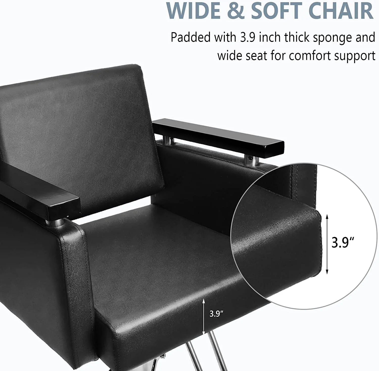 OmySalon SC05 Hydraulic 360-Degree Swivel Hair Stylist Salon Chair - Image 6
