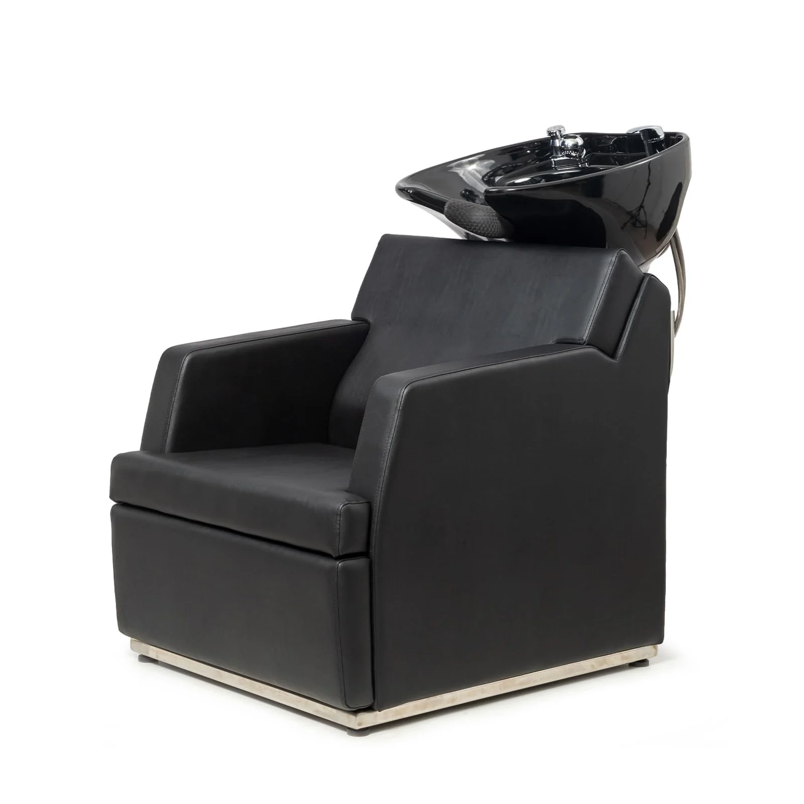 OmySalon BU2601 Salon Shampoo Backwash Chair with Tilting Porcelain Bowl - Image 9