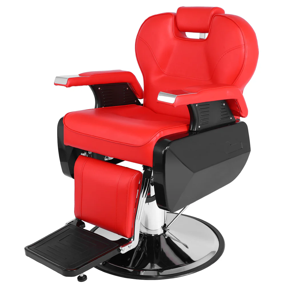 OmySalon BC1202 Classical Style Heavy Duty Hydraulic Reclining Barber Chair - Image 11