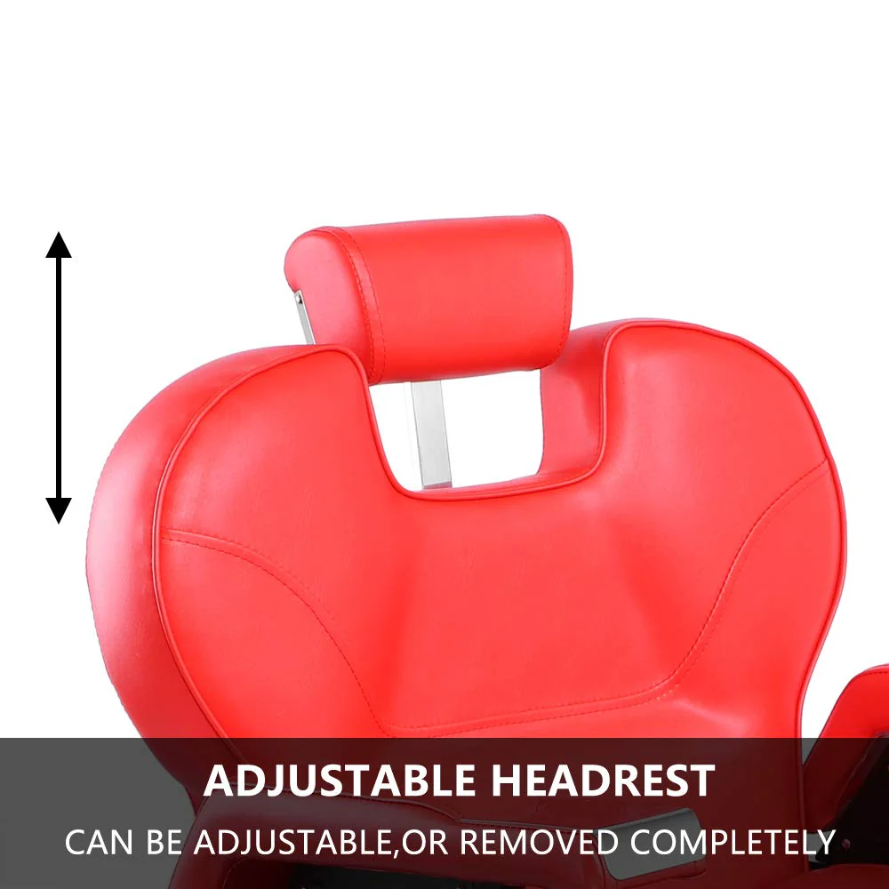 OmySalon BC1202 Classical Style Heavy Duty Hydraulic Reclining Barber Chair - Image 15