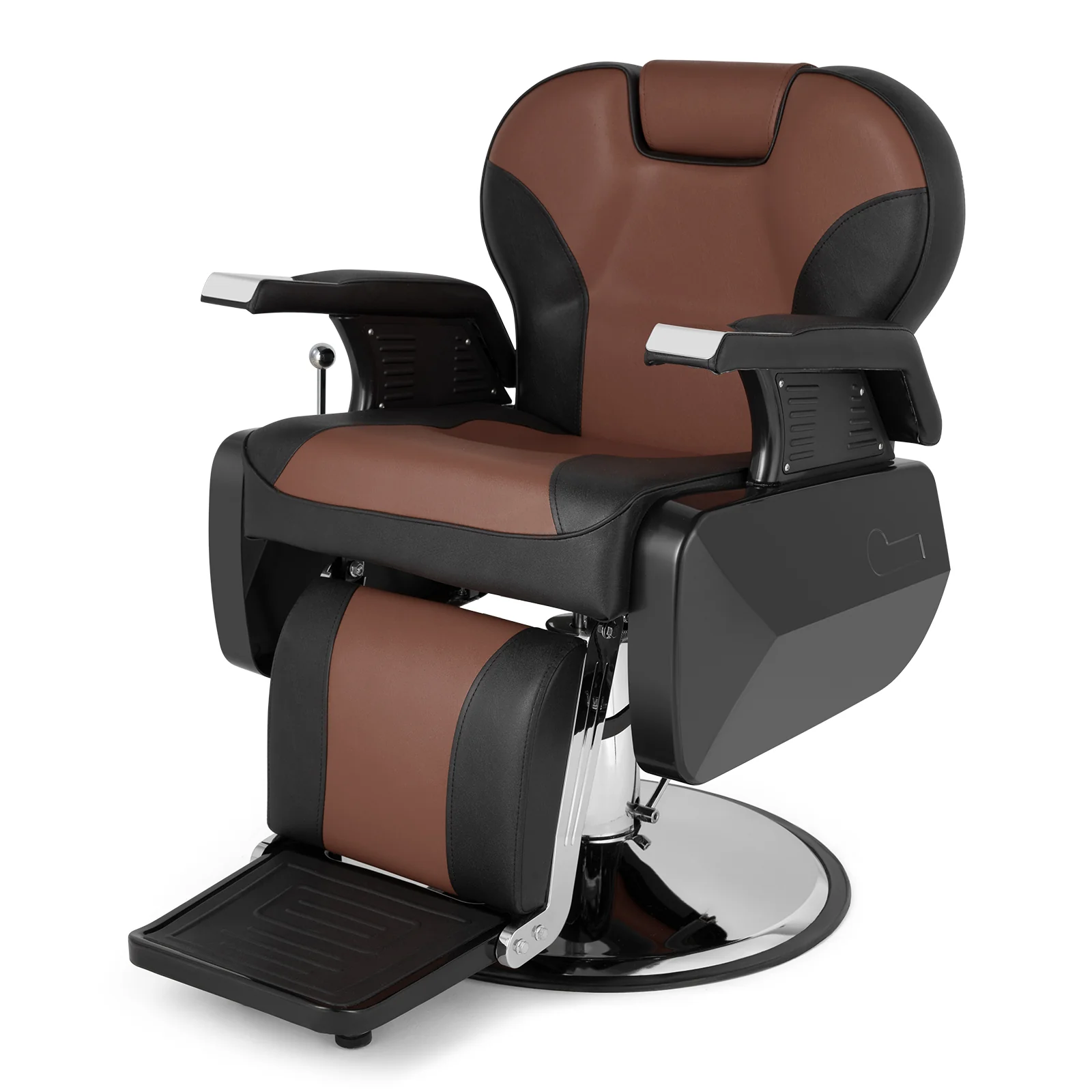 OmySalon BC1202 Classical Style Heavy Duty Hydraulic Reclining Barber Chair - Image 25
