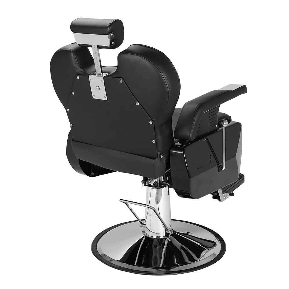 OmySalon BC1202 Classical Style Heavy Duty Hydraulic Reclining Barber Chair - Image 9