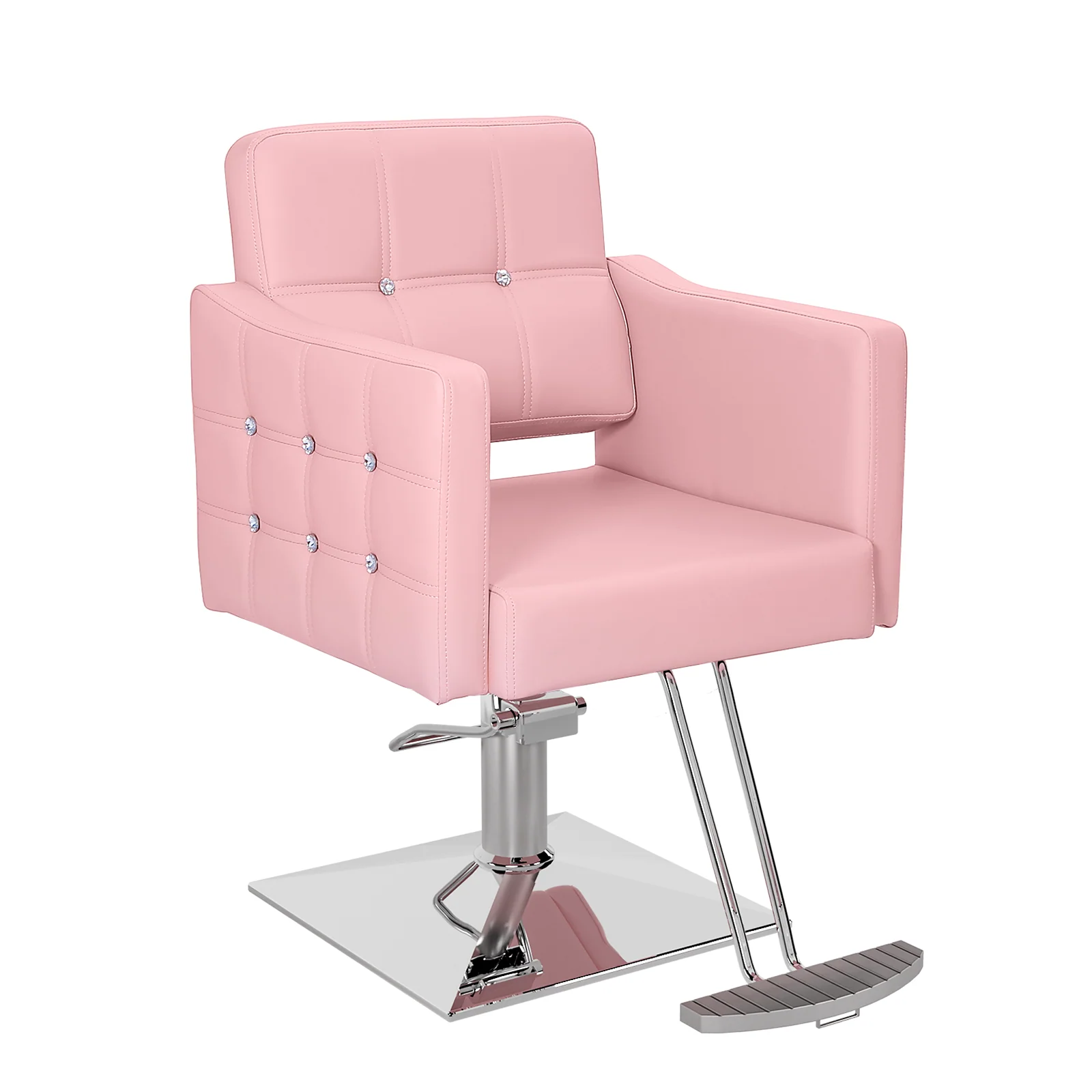 OmySalon SC1701 Heavy Duty Hydraulic Hair Stylist Salon Chair w/Diamond Accents - Image 10