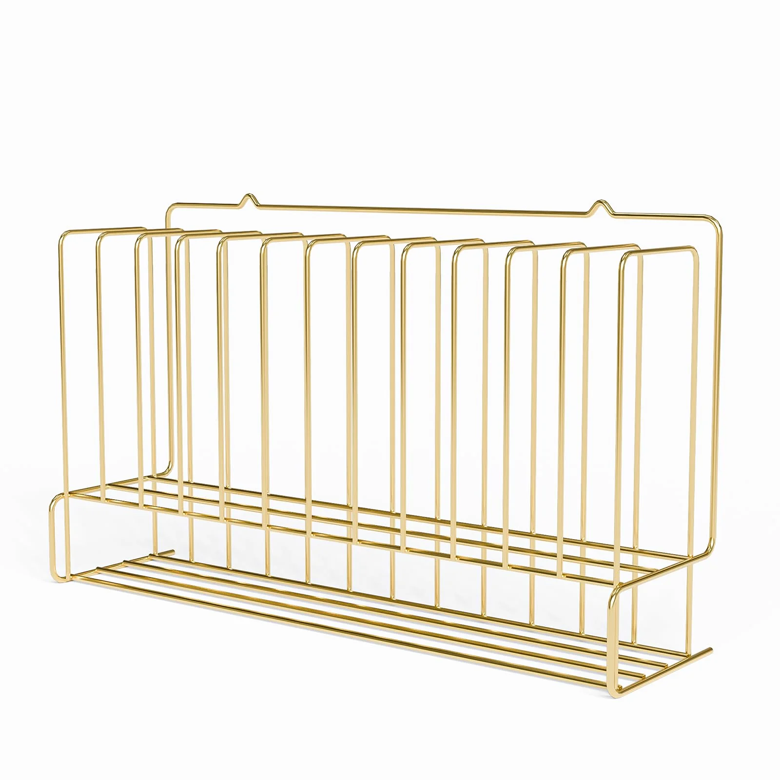 OmySalon HCRM Professional Wall Mounted Metal Salon Hair Color Dye Tube Organizer Storage Rack - Image 8