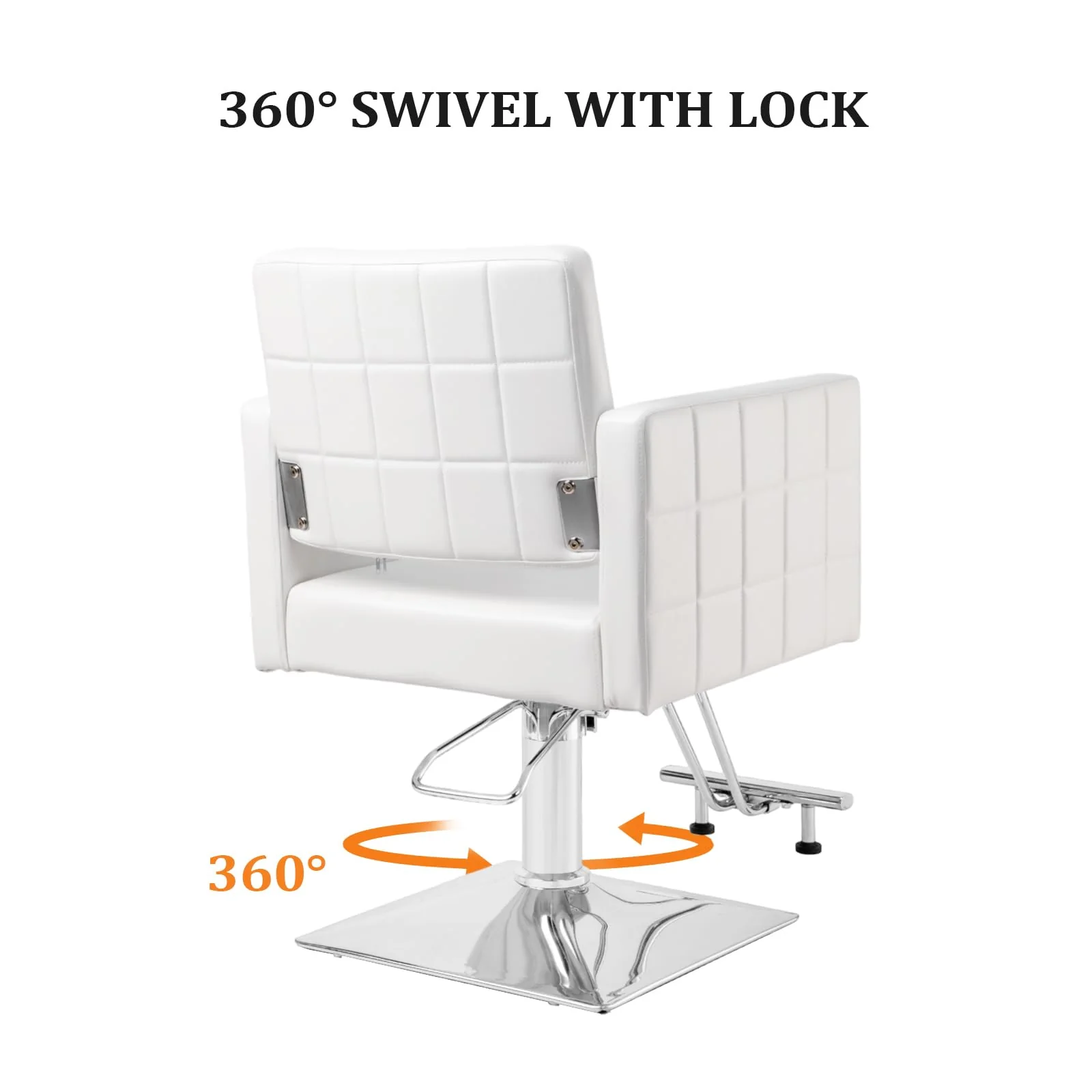 OmySalon SC2001 Heavy Duty Hydraulic Wide Seat Hair Stylist Salon Chair - Image 15