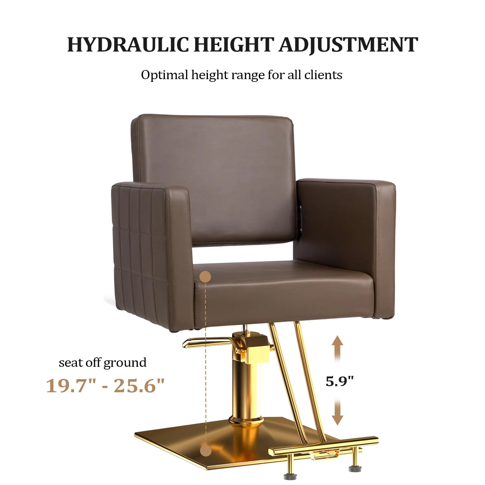 OmySalon SC2001 Heavy Duty Hydraulic Wide Seat Hair Stylist Salon Chair - Image 39