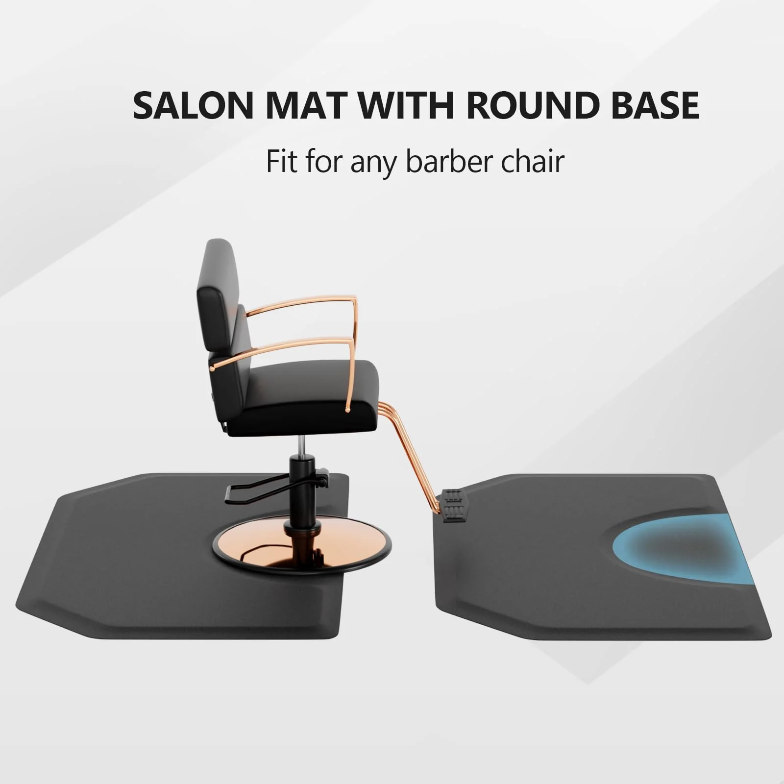OmySalon Hexagon Salon Anti Fatigue Mat for Round Base Styling Chair 3'x4' 3'x5' 5/8in 7/8in Thick - Image 14