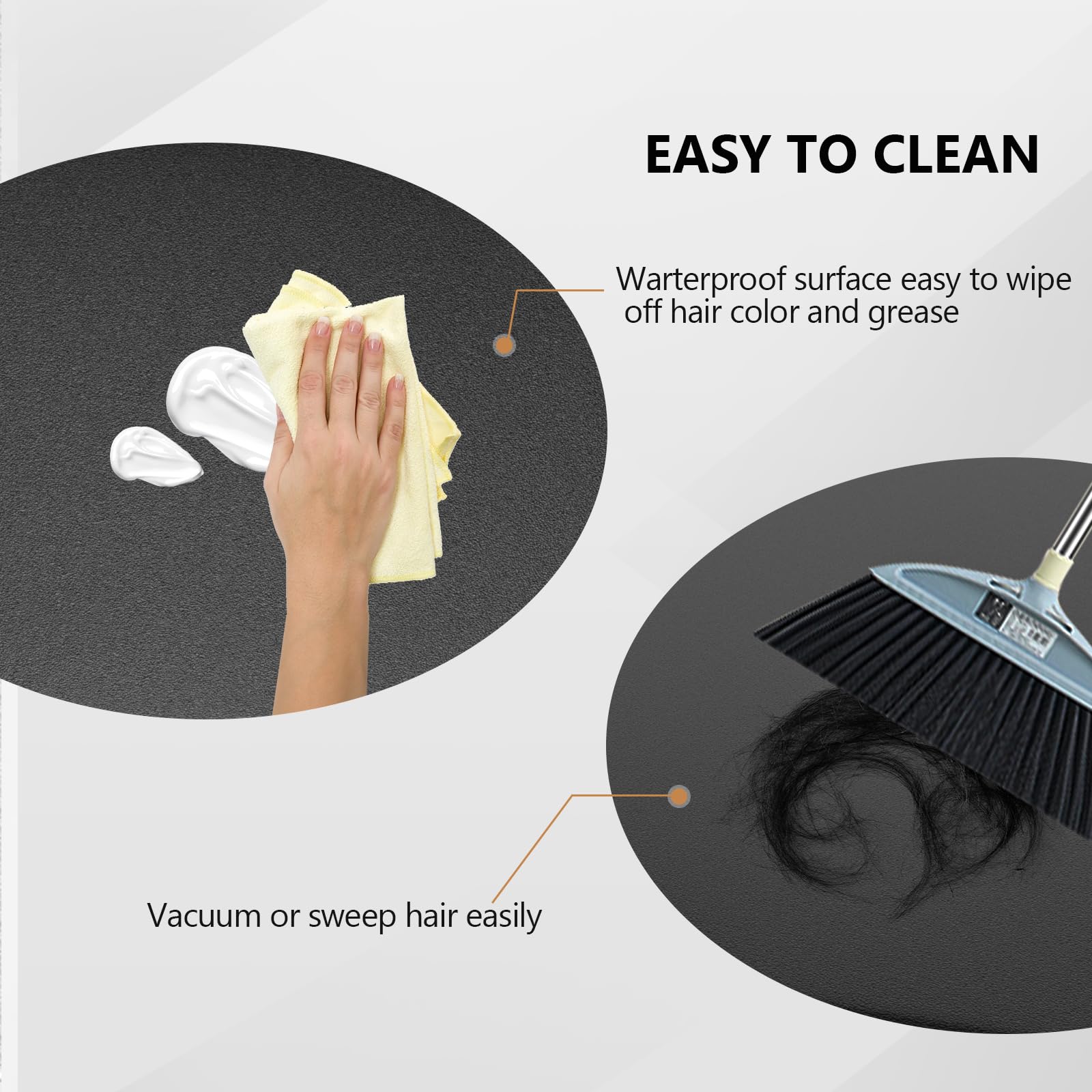 OmySalon Hexagon Salon Anti Fatigue Mat for Round Base Styling Chair 3'x4' 3'x5' 5/8in 7/8in Thick - Image 16