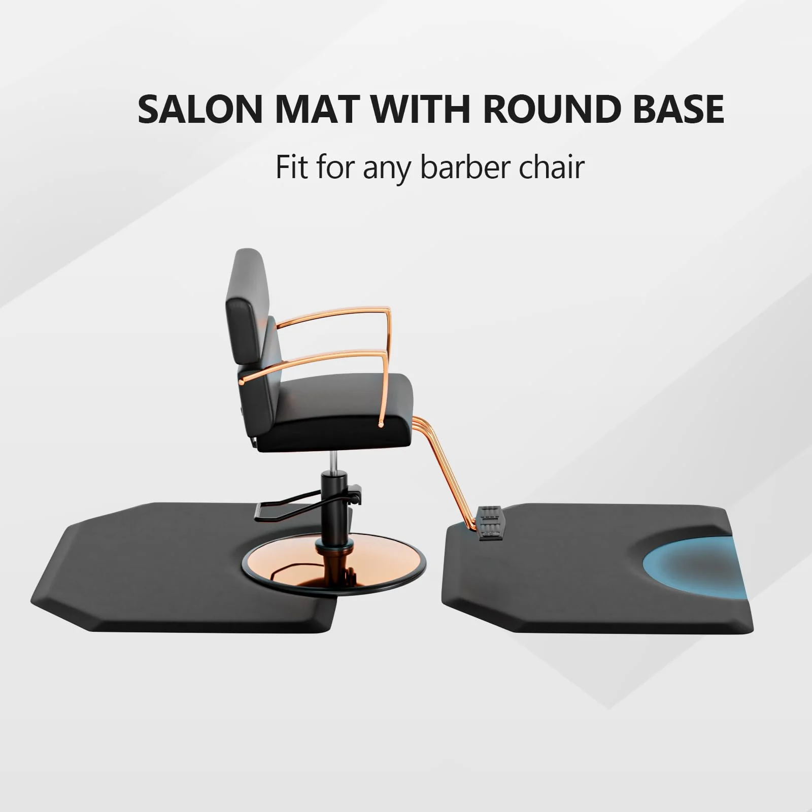 OmySalon Hexagon Salon Anti Fatigue Mat for Round Base Styling Chair 3'x4' 3'x5' 5/8in 7/8in Thick - Image 5