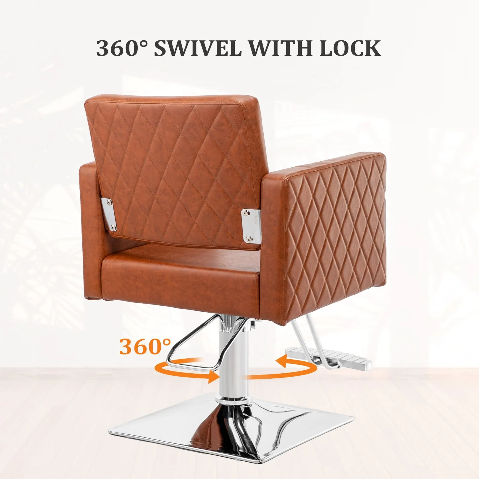 OmySalon SC2002 Heavy Duty Hydraulic Wide Seat Hair Stylist Salon Chair - Image 16