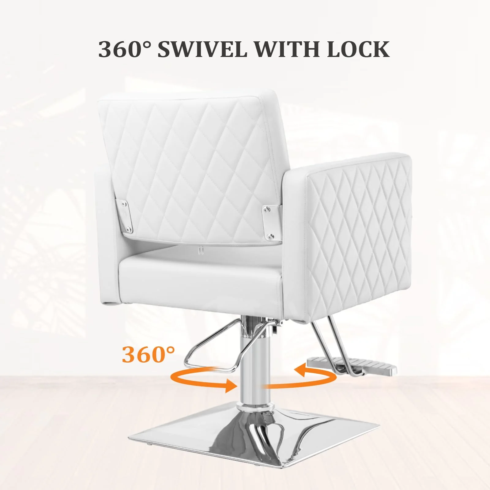 OmySalon SC2002 Heavy Duty Hydraulic Wide Seat Hair Stylist Salon Chair - Image 24