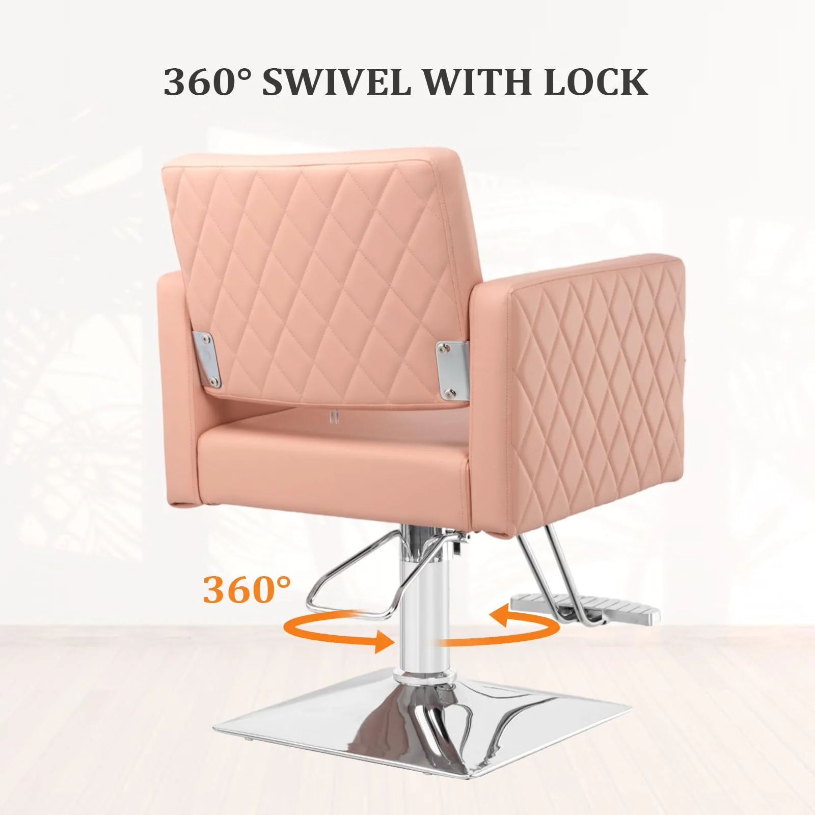 OmySalon SC2002 Heavy Duty Hydraulic Wide Seat Hair Stylist Salon Chair - Image 33