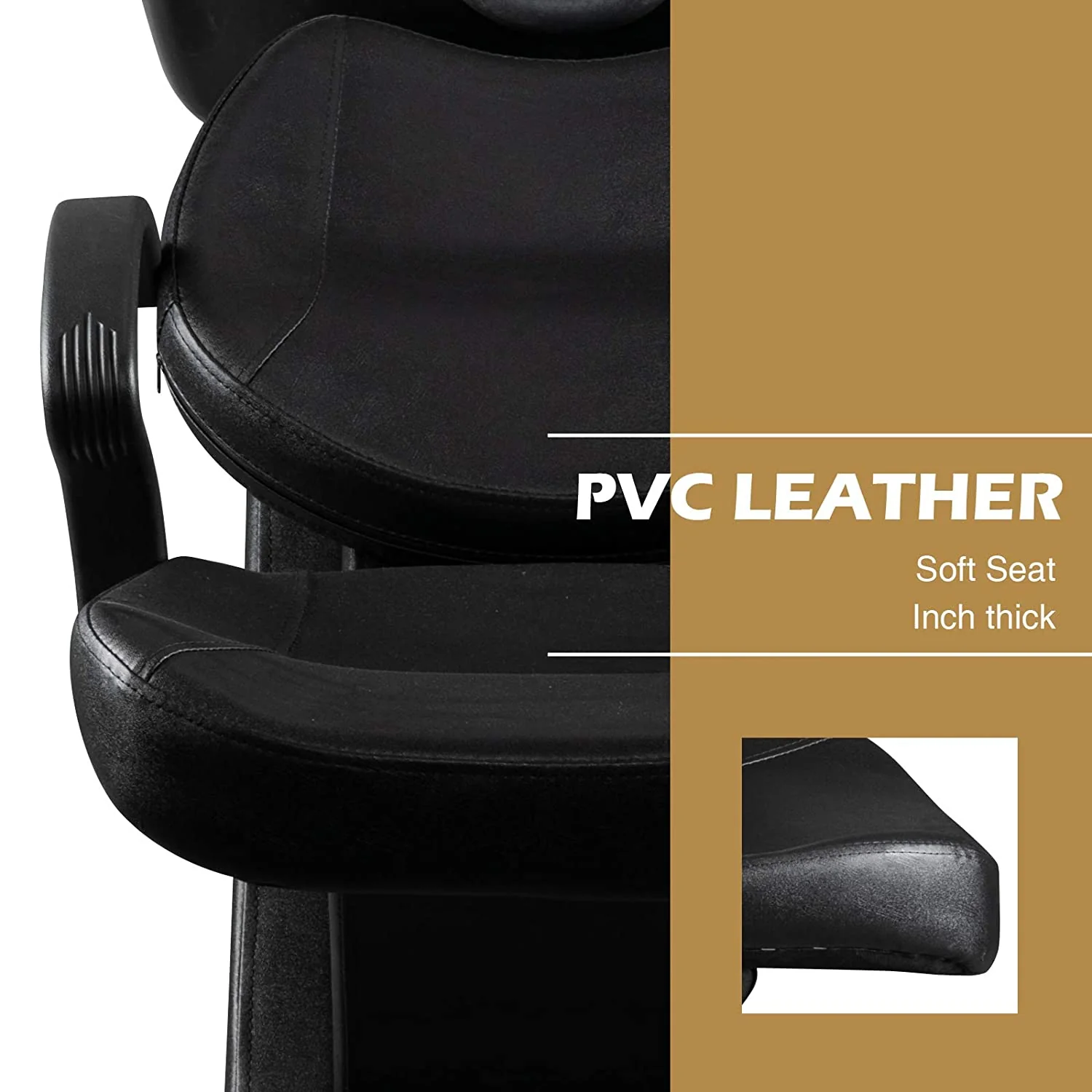 OmySalon BU1101 Salon Shampoo Backwash Chair Unit with Deep ABS Plastic Shampoo Bowl - Image 3
