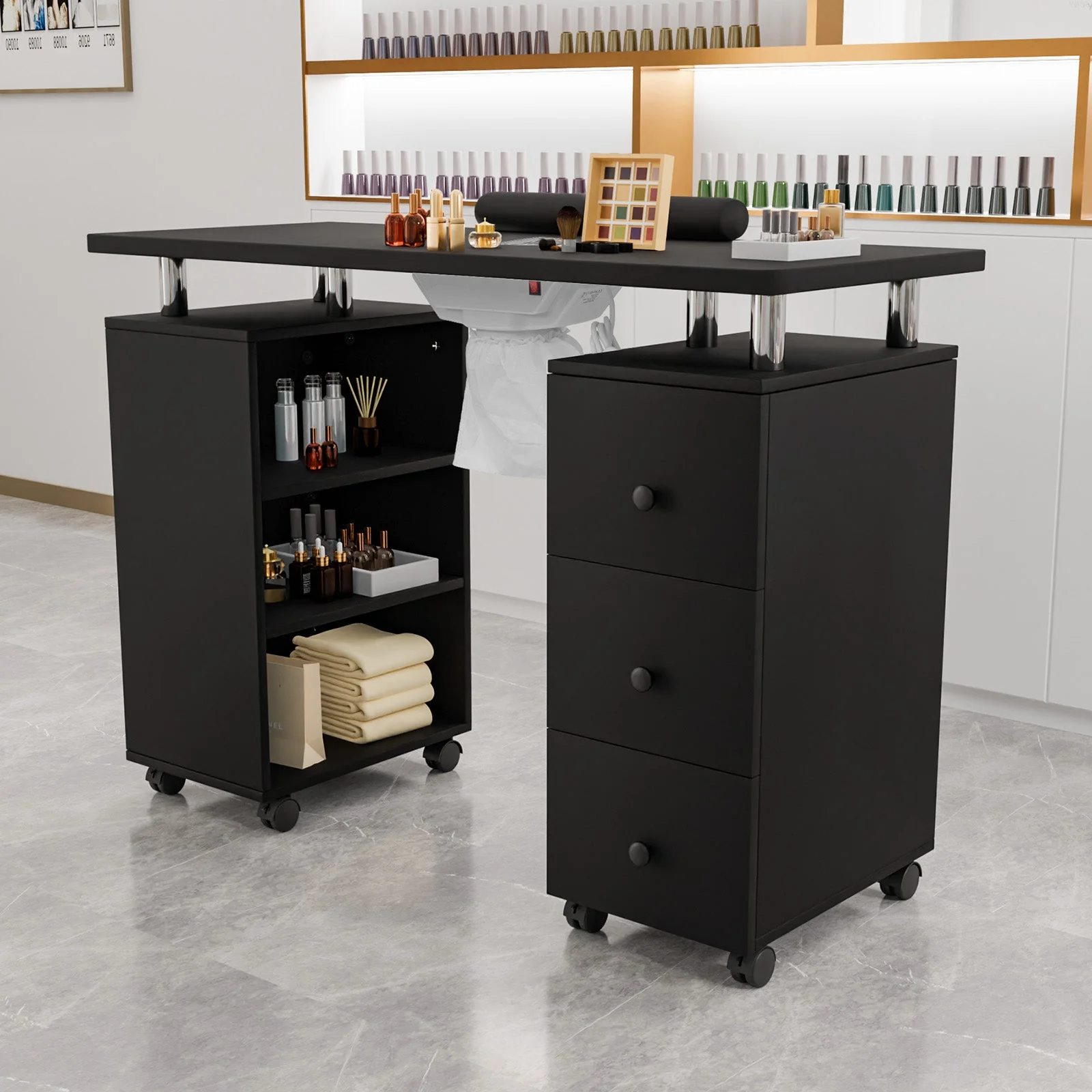 Omysalon Manicure Table w/Electric Dust Collector - Image 11