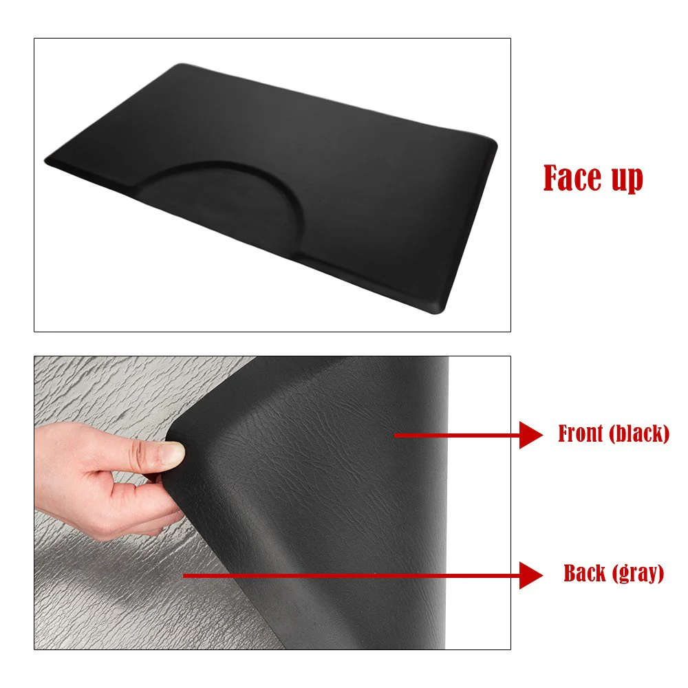 OmySalon 3' x 5' Salon Anti Fatigue Mat Rectangle Barber Mat for Hair Stylist - Image 4
