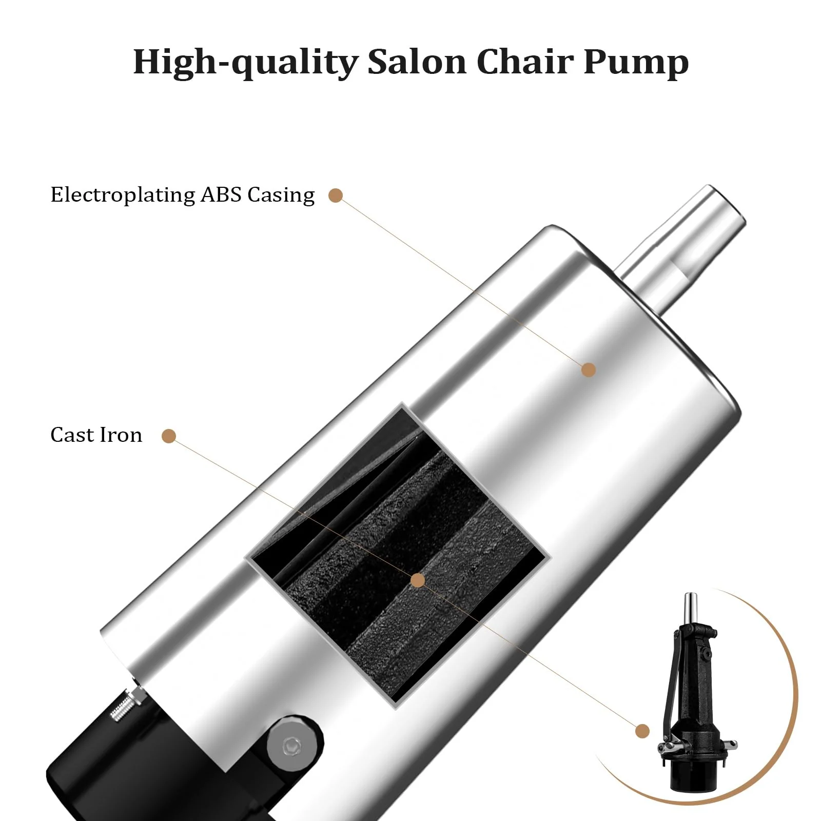 OmySalon Modern Classic Barber Chair Parts - Image 4