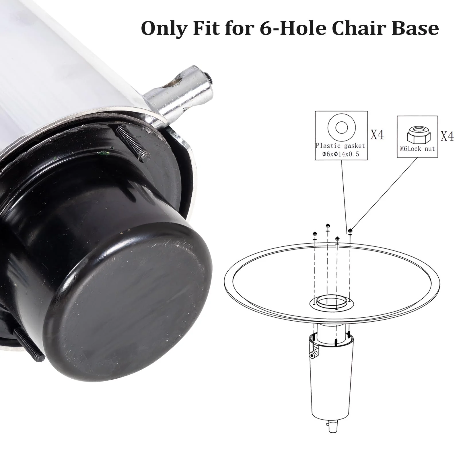 OmySalon Modern Classic Barber Chair Parts - Image 5