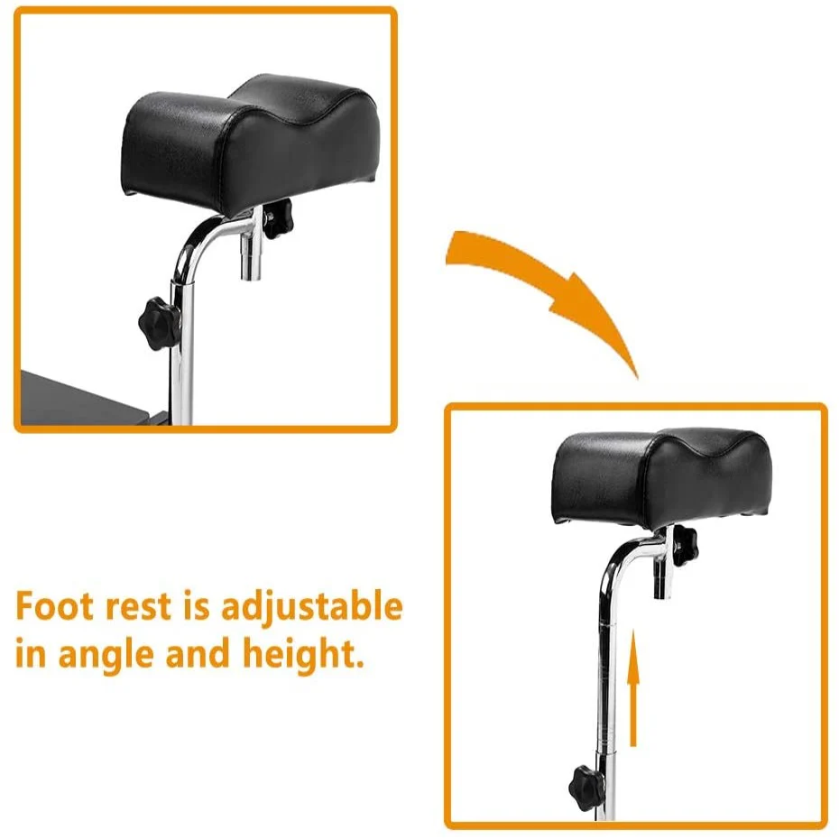 OmySalon PC-B Foot Massage Pedicure Unit with Height Adjustable Hydraulic Chair & Retractable Foot Rest - Image 3