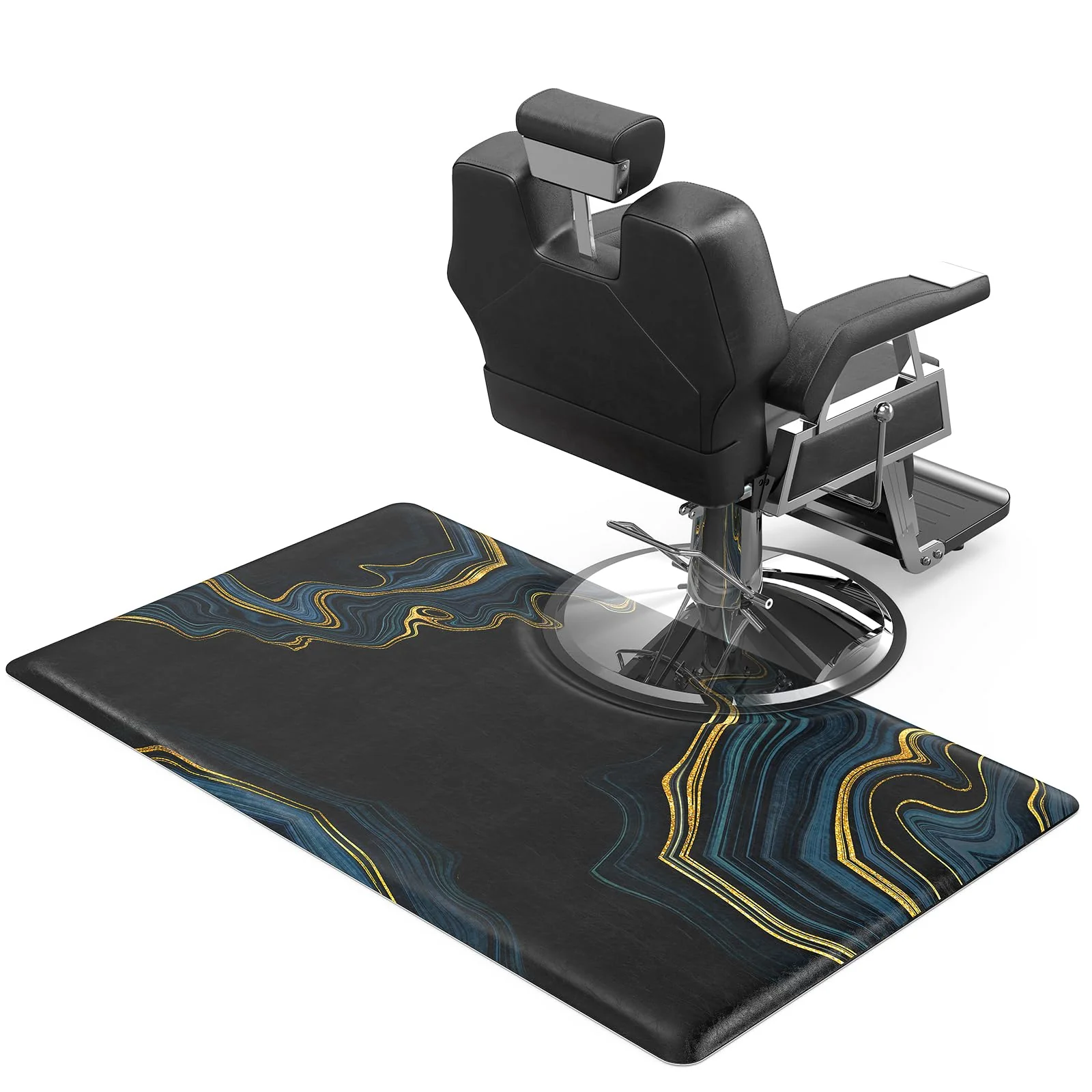 OmySalon Rectangle Salon Anti Fatigue Mat for Round Base Hair Stylist - Image 10