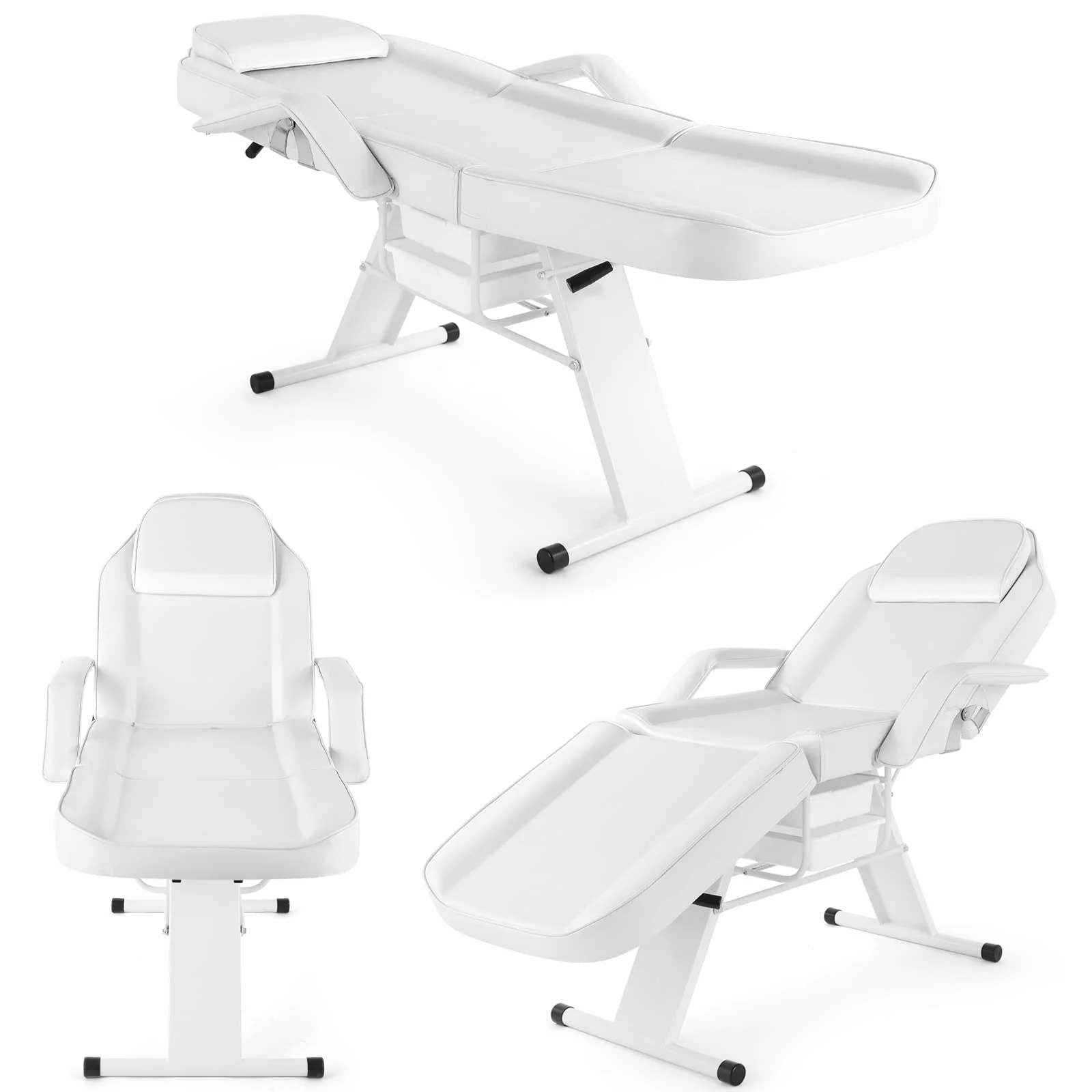 OmySalon SBWD 72in Adjustable Facial Massage Bed w/2 Beauty Baskets - Image 12