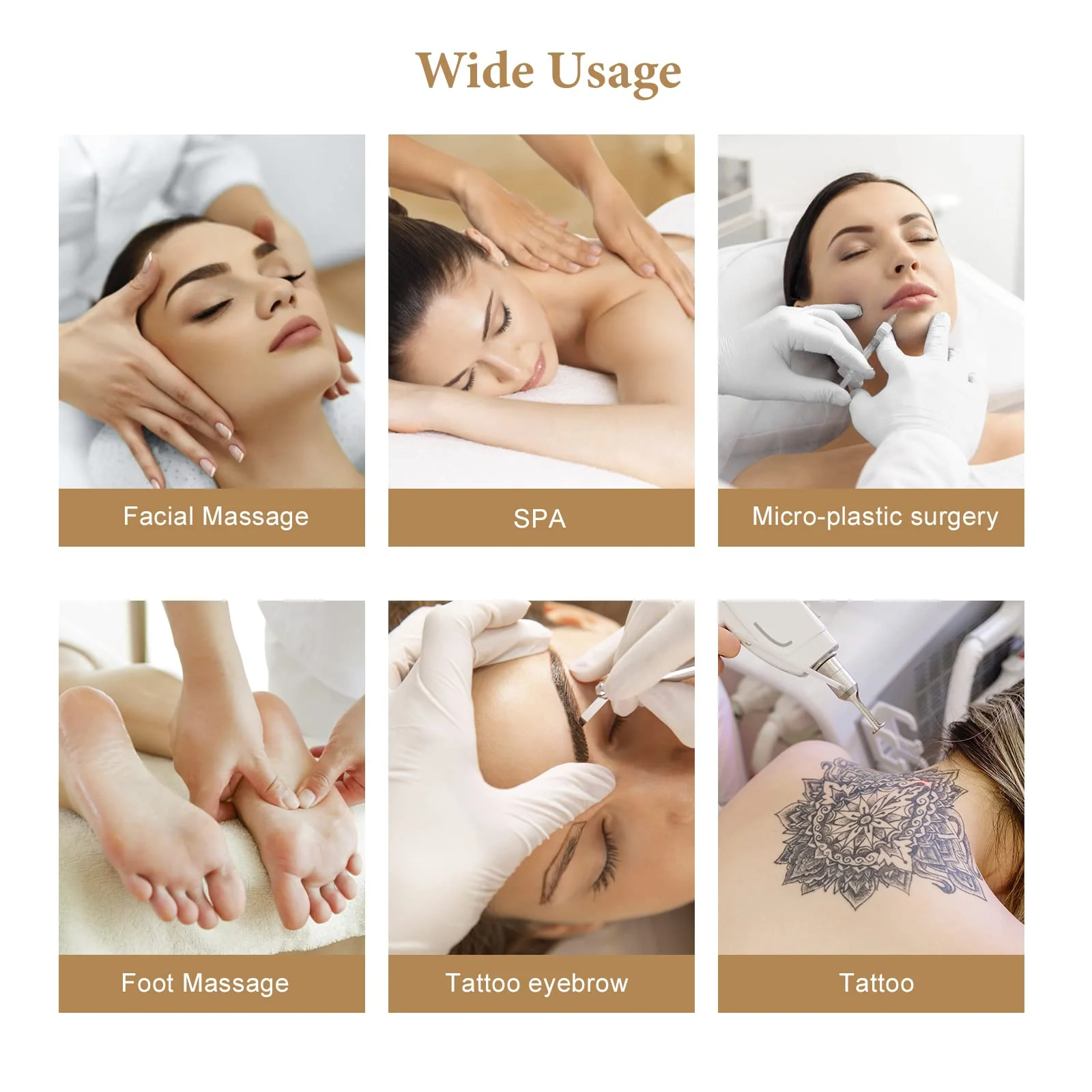 OmySalon SBWP 73in 360 Degree Rotating Hydraulic Height Adjustable Facial Massage Bed - Image 20