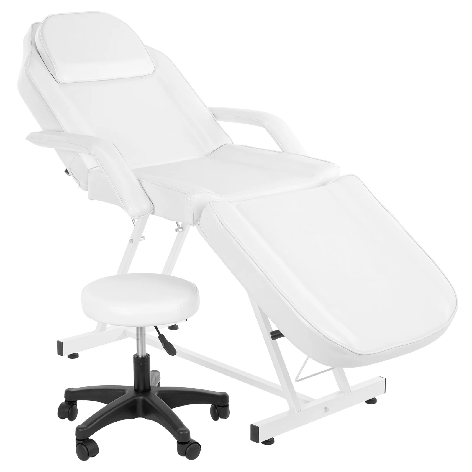 OmySalon SBWS 73in Adjustable Facial Massage Bed w/Hydraulic Rotating Stool - Image 11