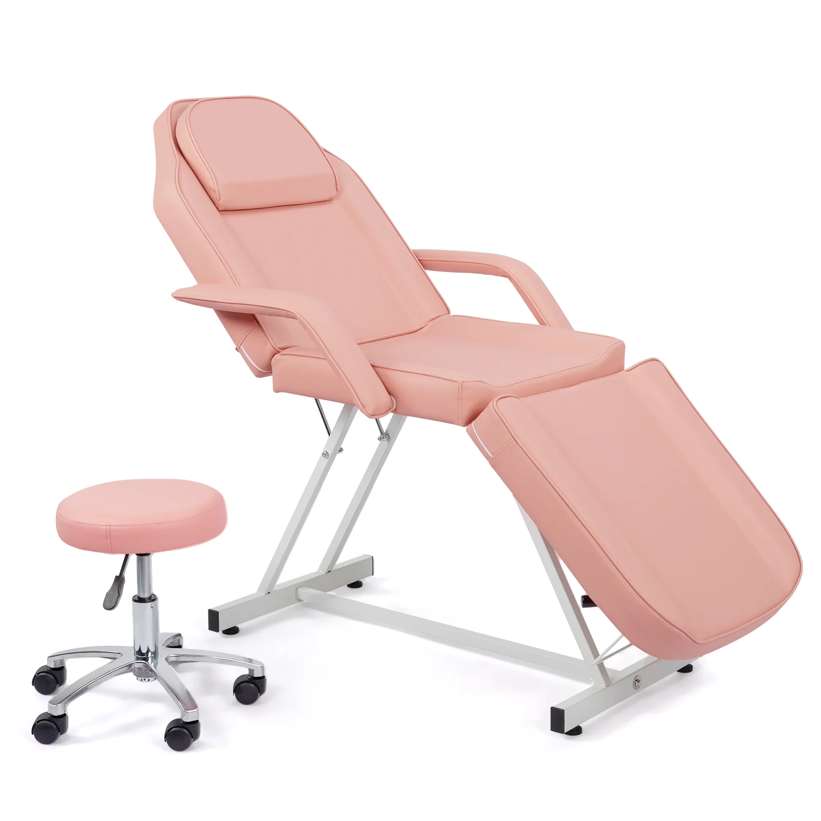 OmySalon SBWS 73in Adjustable Facial Massage Bed w/Hydraulic Rotating Stool - Image 18
