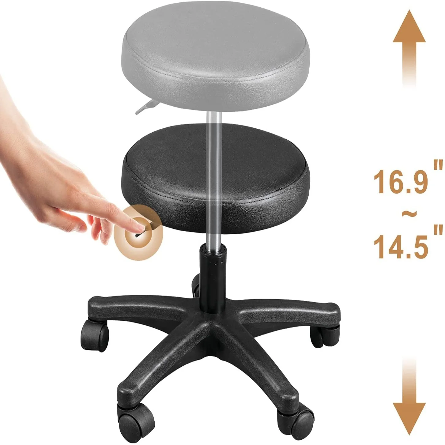 OmySalon SBWS 73in Adjustable Facial Massage Bed w/Hydraulic Rotating Stool - Image 5