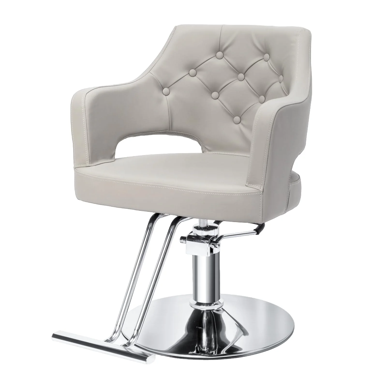 OmySalon SC2501 Sleek Heavy Duty Hydraulic 360-Degree Swivel Hair Stylist Salon Chair - Image 10