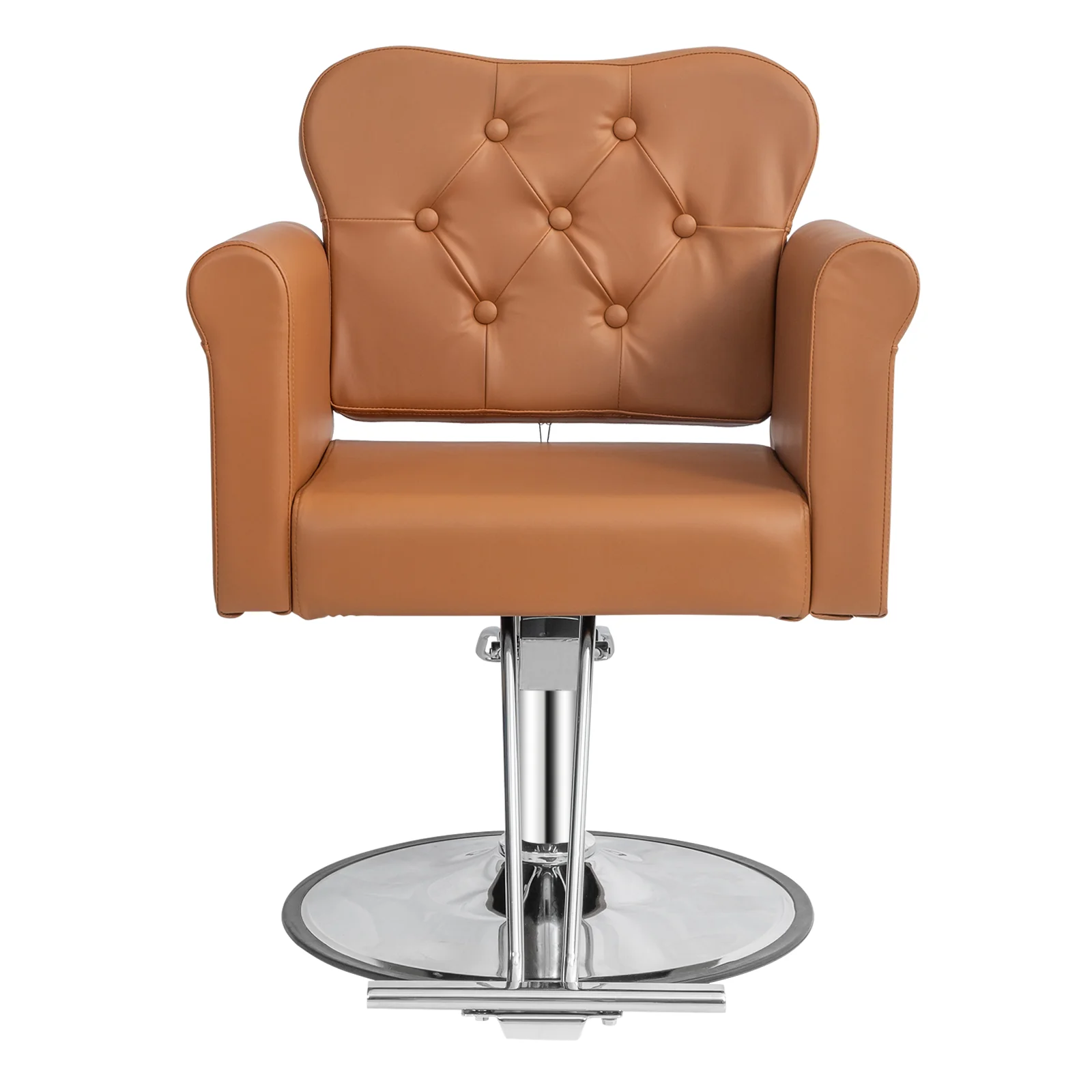 OmySalon SC2701 Heavy Duty Hydraulic Swivel Hair Stylist Salon Chair w/Button Tufting and Curved Backrest - Image 30