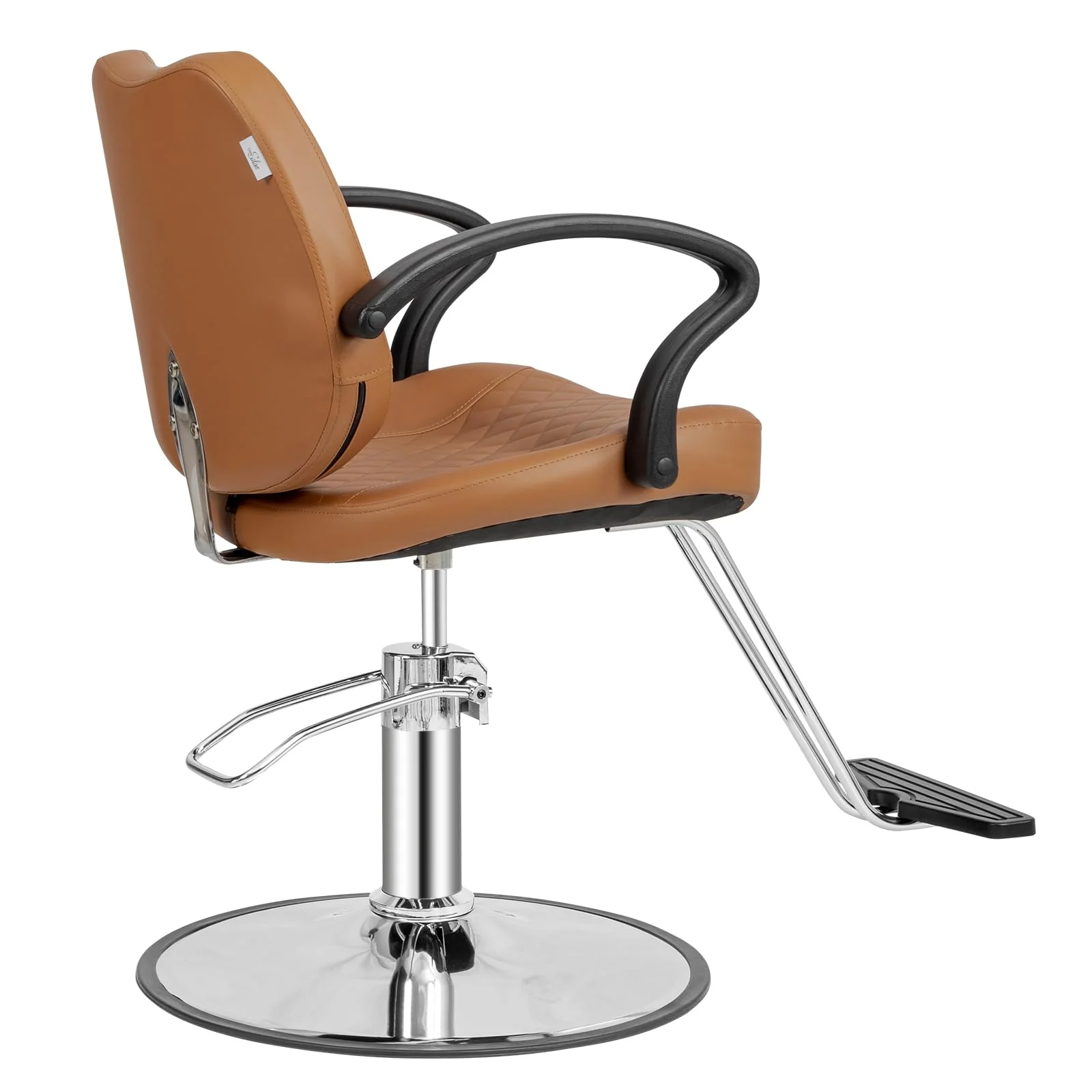 OmySalon SC2901 Ergonomic 360-Degree Swivel Hydraulic Hair Stylist Salon Chair with Curved Armrests - Image 11