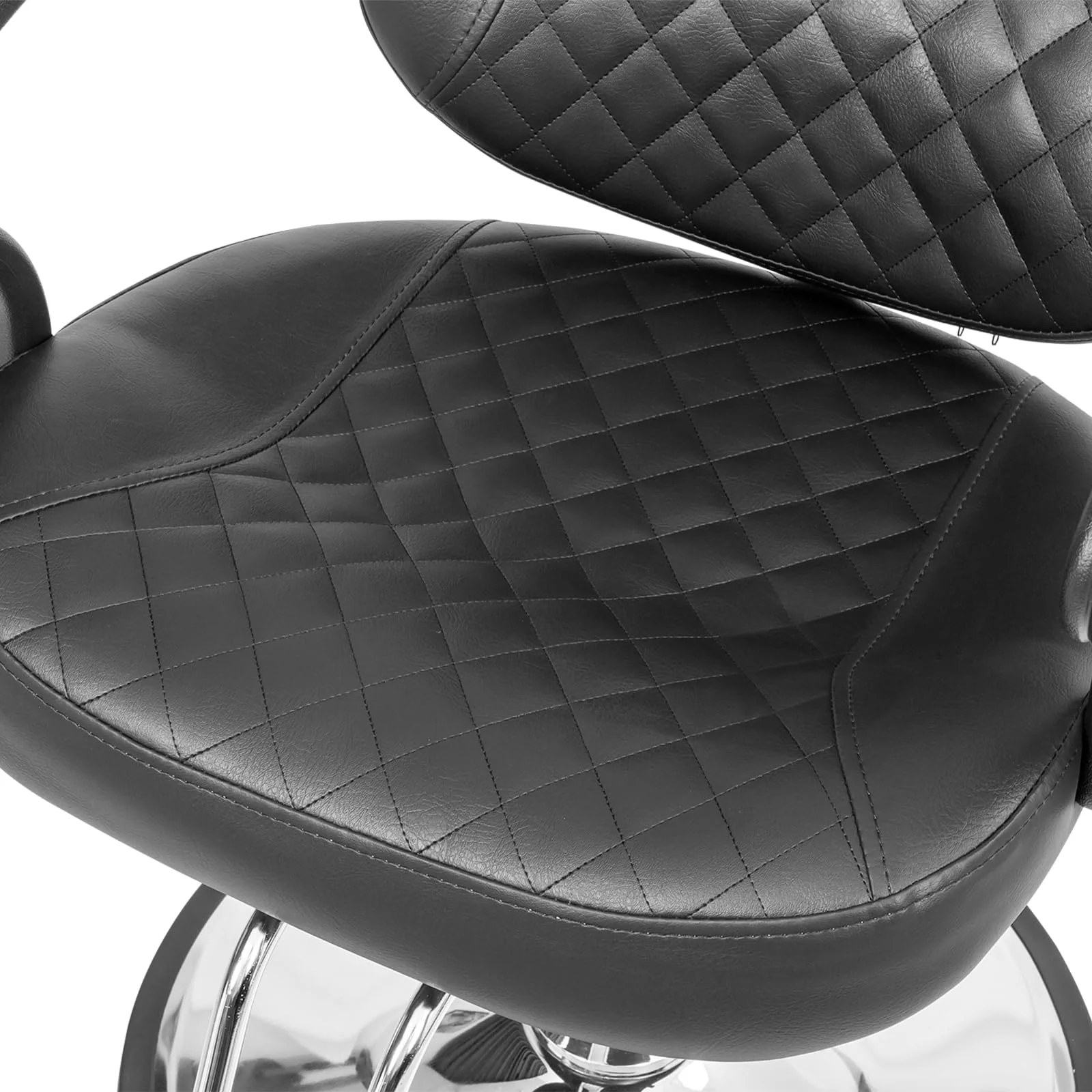 OmySalon SC2901 Ergonomic 360-Degree Swivel Hydraulic Hair Stylist Salon Chair with Curved Armrests - Image 7