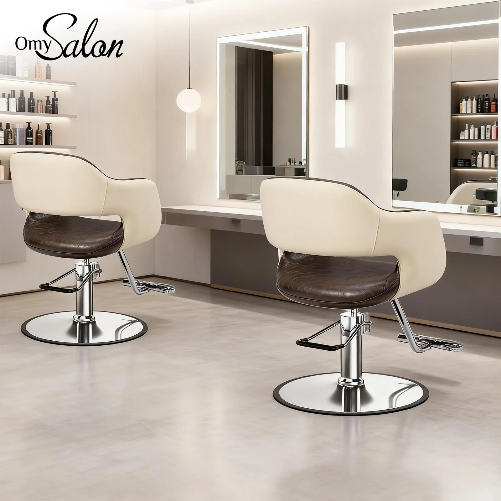 OmySalon SC3011 Heavy Duty 360° Swivel Hydraulic Styling Chair - Image 10