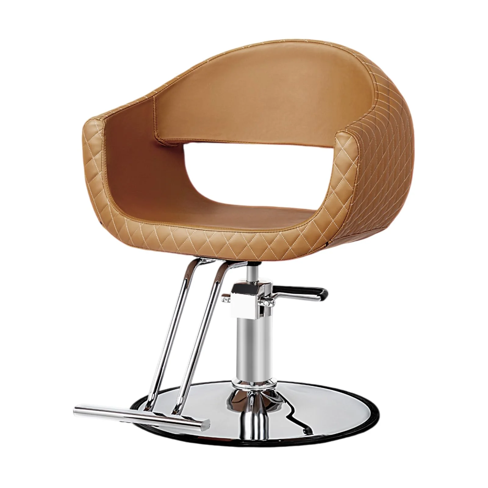 OmySalon SC3201 Eye-catching Rhombus Stitch Pattern Extra Wide Seat Hair Stylist Salon Chair - Image 17