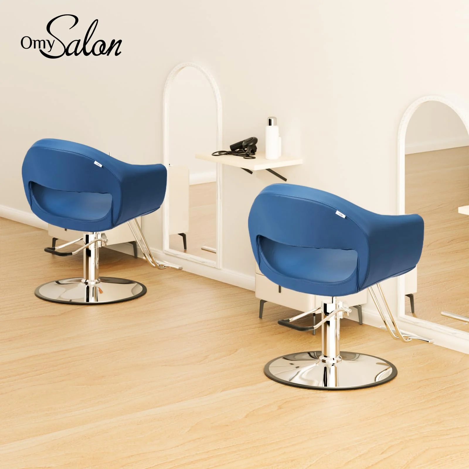 OmySalon SC3202 Heavy Duty 360°Swivel Hydraulic Styling Chair - Image 11