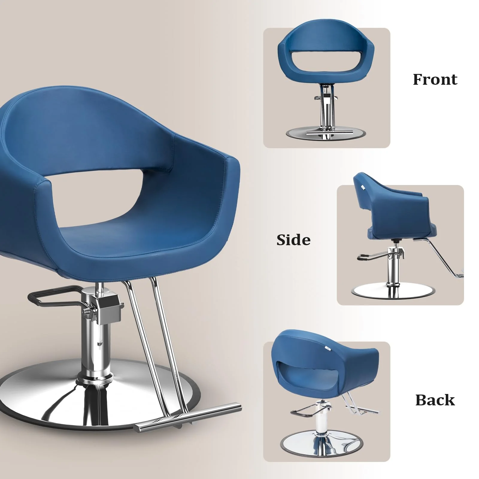 OmySalon SC3202 Heavy Duty 360°Swivel Hydraulic Styling Chair - Image 18