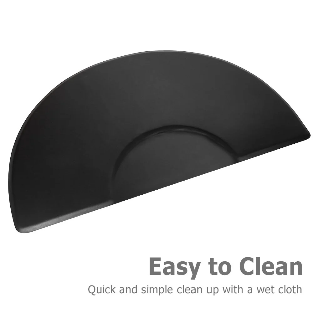 OmySalon 3' x 5' Anti Fatigue Mat Circular Salon Mat for Hair Stylist - Image 7